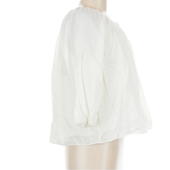 NEW Marea by Liz Joy Cotton Sophie Top Ivory Small - Picture 5 of 9